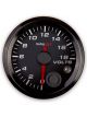 Holley Gauge Voltmeter EFI-style 0-18 V 2 1/16 in. Diameter Analog Ful