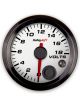 Holley Gauge Voltmeter EFI-style 0-18 V 2 1/16 in. Diameter Analog Fu