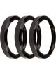 Holley Gauge Bezels Replacement Black Anodised 2 1/16 in. Diameter H