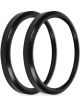 Holley Gauge Bezels Replacement Black Anodised 3 3/8 in. Diameter Ho