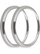 Holley Gauge Bezels Replacement Clear Anodised 4 1/2 in. Diameter Hol