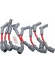 Holley Spark Plug Wires Assembled Spiral Core 8.00mm Red 45 Degree Plu