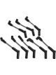 Holley Spark Plug Wires Assembled Spiral Core 8.00mm Gray 90 Degree Pl