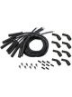 Holley Spark Plug Wires Cut to Fit Spiral Core 8.20mm Black 135 Degree