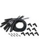 Holley Spark Plug Wires Spiral Core 8.2mm Black Holley Smart Coils 180