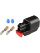 Holley Weatherproof Connector Plastic Black Coolant Temperature Sensor