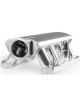 Holley Intake Manifold Fabricated 92mm Throttle Body Low Profile Silver