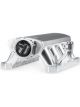 Holley Intake Manifold Fabricated Low Profile Silver Holley Sniper Logo