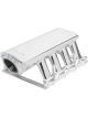 Holley Intake Manifold Fabricated 90mm Throttle Body Fuel Rail Silver H