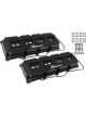 Holley Valve Covers Fabricated Aluminium Black Powdercoated Tall Dodge