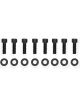 Holley Valve Cover Bolts Steel Black Allen Head 1/4-20 in.Thread 0.750