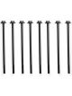Holley Valve Cover Bolts Steel Black Hex Head 1/4-20 in.Thread 5.120 i