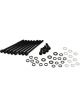 Holley Valve Cover Bolts Steel Black Allen Head 1/4-20 in.Thread 0.750