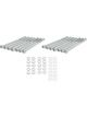 Holley Valve Cover Bolts Steel Silver Allen Head 1/4-20 in.Thread 3.370