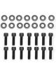 Holley Valve Cover Bolts Steel Black Allen Head 1/4-20 in.Thread 0.750