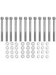 Holley Valve Cover Bolts Steel Silver Allen Head 1/4-20 in.Thread 2.870