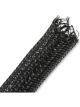 Holley Convoluted Tubing Split Wire Loom Plastic Black 0.250 in. I.D.