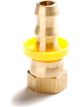 Holley Fuel Fitting 90 Degree -6 AN to 3/8 in. Hose Barb EFI Accessor