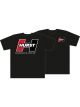 Hurst T-Shirt Short Sleeve Cotton Hurst Logo Black Men's 2XL