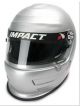 Impact Racing Helmet Vapor Full Face Gloss Silver Nomex Liner SA2015