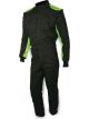 Impact Racing Driving Suit Axis One Piece Men's Medium Black/Green Tw