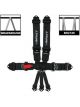 Impact Racing Harness 3in. L&L Pull-Down Both Lap Individual 7pt SFI