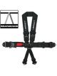 Impact Racing Harness 3in. L&L Pull-Up Both Lap U-Type 7pt SFI 16.1 B
