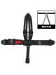 Impact Racing Harness 3in. L&L Pull-Up Both Lap V-Type 7pt SFI 16.1 B