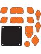 Jaz Products Engine Block-Off Kits Dominator Carb Flange Stah