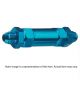 Jaz Products 3/8' Barbed Blue Fuel Filter