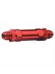 Jaz Products Fuel Filter Billet Aluminium Red -6 AN Inlet Outlet