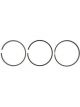 Mahle Sleeve Assembly Ring Set Single Plasma-Moly Piston Ring Set 19