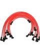 Mallory Spark Plug Wires Pro Spiral Core 8mm Red 90 Degree Boots Chevrolet