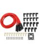 Mallory Spark Plug Wires Pro Sidewinder Spiral Core 8mm Red Straight Boots