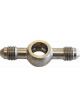 Aeroflow S/S Short Banjo With Double End AN -3AN 12mm to -3AN Male