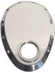 Milodon Timing Cover 1-Piece Aluminium Polished Chevrolet Small Block wi