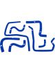 Mishimoto For Subaru WRX / WRX STI Silicone Ancillary Hoses