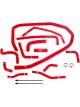 Mishimoto For Subaru WRX Silicone Ancillary Hose Kit Red 2015+
