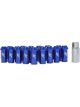 Mishimoto Aluminum Locking Lug Nuts M12 x 1.5 Blue