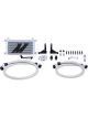 Mishimoto Ford Fiesta ST Oil Cooler Kit 2014+ Silver Non-Thermost