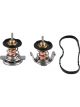 Mishimoto Ford 6.4L Powerstroke Low-Temperature Thermostats (set