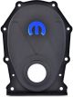 Mopar Performance Timing Cover One-piece Steel Black Textured Mopar M