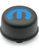 Mopar Performance Valve Cover Breather Push-in Round Steel Black Wrink