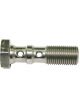 Aeroflow Stainless Steel Double Banjo Bolt 7/16 Inch -20 30mm Length