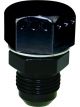 Moroso Fitting Vacuum Pump Straight Male -10 AN Threads Aluminium Black