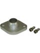 Moroso Water Neck Straight Up Billet Aluminium Clear Anodized -20 AN Thr…