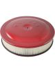 Moroso Air Filter Assembly 14in. Dia. Round Aluminium Red 3in. Filter Dr…