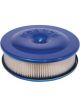 Moroso Air Filter Assembly 8.50in. Dia. Round Steel Blue 2.375in. Filter…