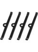 Moroso Valve Cover Hold-Down Tabs Steel Black Powdercoated Chevrolet Sma…