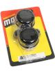 Moroso Valve Cover Breathers Push-In Round Aluminium Black Moroso Logo P…